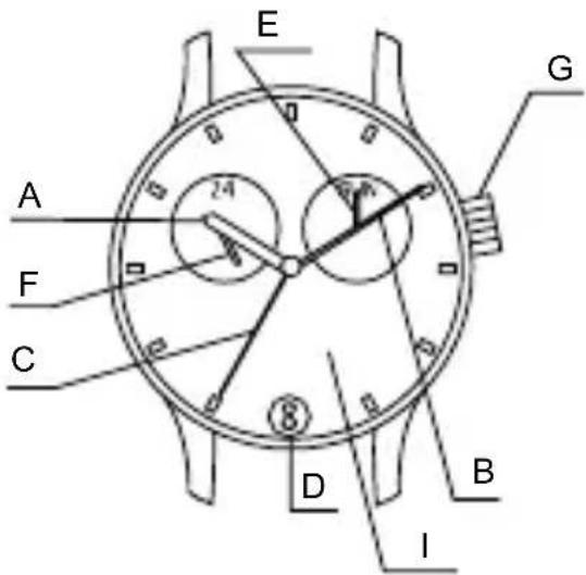ORIENT Contemporary EU00008B - PARTES COMPONENTES - 1