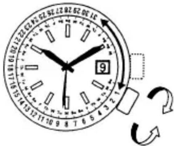 ORIENT Contemporary EU00002P - YCTAHOBKA KALEHДAPRA C PA3БВКОI NO MEÇAÇAM - 1