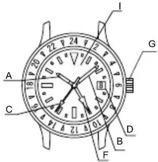 ORIENT Contemporary EU00002P - NAMES OF INDIVIDUAL COMPONENT PARTS - 4