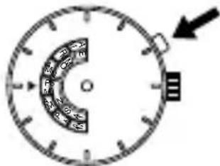 ORIENT Contemporary EU00002P - Beispiel: Ändern der Anzeige von SUN AM (Sonntag, Vormittag) auf MON AM (Montag, Vormittag) - 2