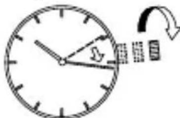 ORIENT Contemporary EU00000W - Réglage de l'heure et ajustement du jour de la semaine [ES(46c), ET(46b)] - 3