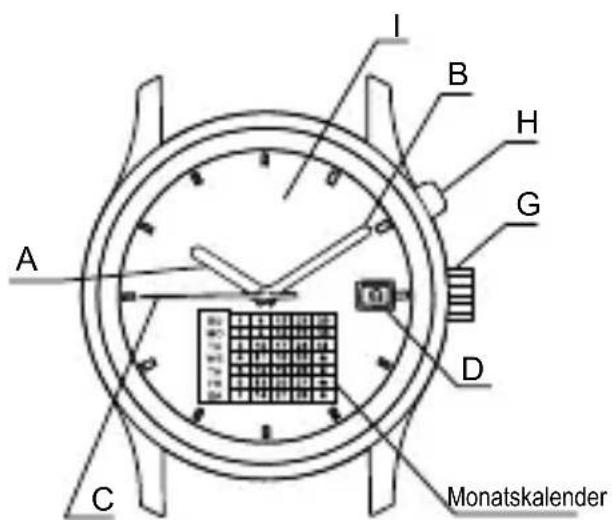 ORIENT Contemporary EU00000W - NAMEN DER EINZELTEILE - 8