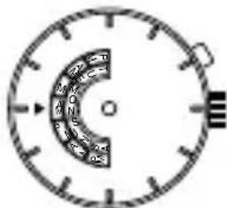 ORIENT Contemporary EU00000C - Example: Changing the display from SUN AM to MON AM - 3