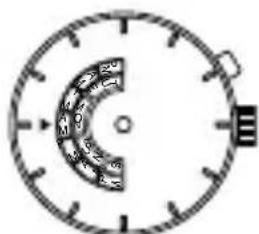 ORIENT Contemporary ET0Y004W - Esempio: passaggio da SUN (domenica) AM a MON (lunedi) AM - 3