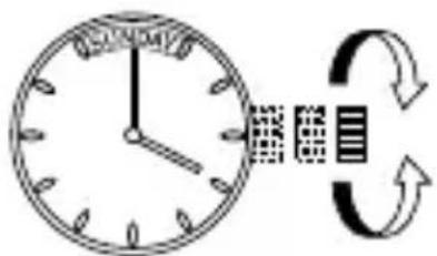 ORIENT Contemporary ET0Y002W - ◆ PUESTA EN HORA Y AJUSTE DE LOS DÍAS DE LA SEMANA [EV(46E)] - 1