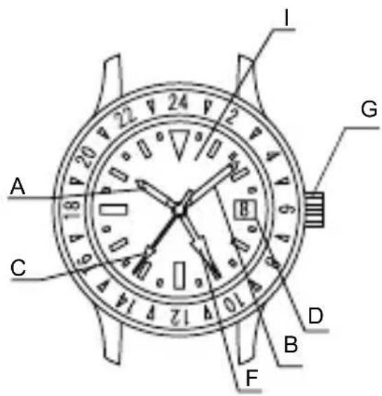 ORIENT Sports ET0X005W - PARTES COMPONENTES - 4