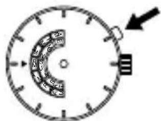 ORIENT Sports ET0X003T - Example: Changing the display from SUN AM to MON AM - 2