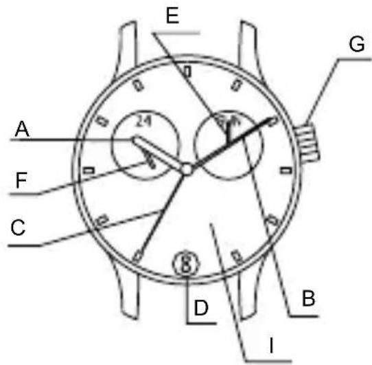 ORIENT Sports ET0V002B - NAMES OF INDIVIDUAL COMPONENT PARTS - 1