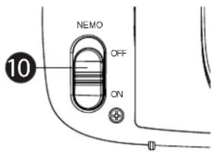 TOPCOM Babytalker 3100 KS4231 - Ajuste del interruptor NEMo - 1
