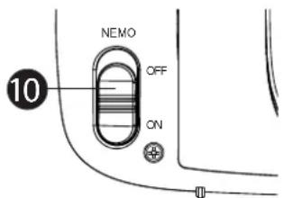 TOPCOM Babytalker 3100 KS4231 - NEMo Switch Setting - 1
