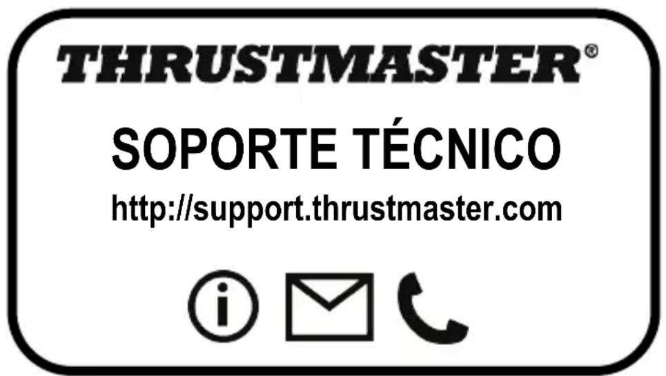 THRUSTMASTER® SOPORTE TÉCNICO http://support.thrustmaster.com © 📧