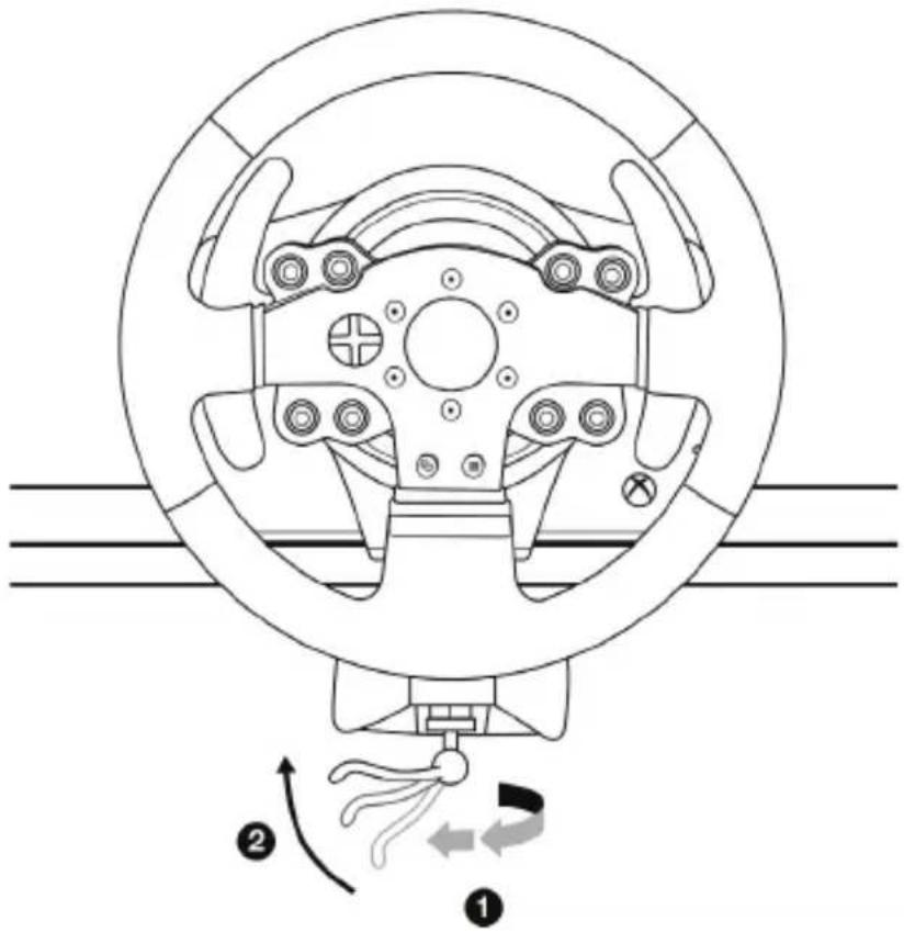 THRUSTMASTER TMW Pro Force Feedback (Xbox One) - Fixer le volant sur une table ou un bureau - 2
