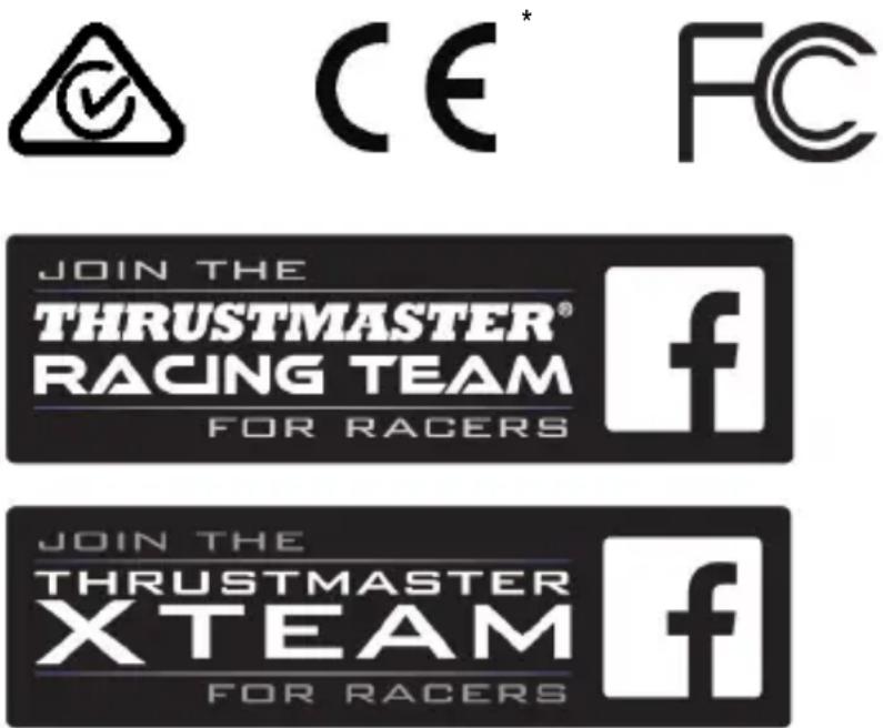 CE* FC JOIN THE THRUSTMASTER® RACING TEAM FOR RACERS f JOIN THE THRUSTMASTER XTEAM FOR RACERS