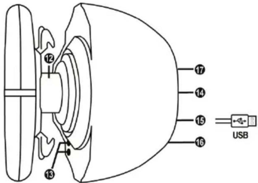 12 17 14 15 16 USB 13