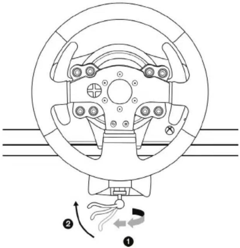 THRUSTMASTER TMW Pro Force Feedback (Xbox One) - Τοποθέτηση τιμονιέρας σε τραπέζι ή γραφείο - 2