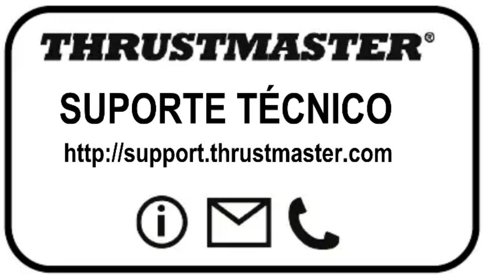 THRUSTMASTER® SUPORTE TÉCNICO http://support.thrustmaster.com © 📧