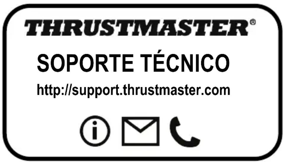 THRUSTMASTER® SOPORTE TÉCNICO http://support.thrustmaster.com © 📧