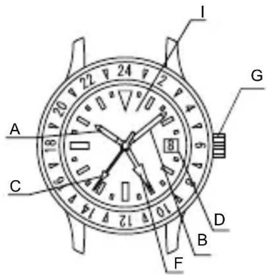 ORIENT Contemporary ET0P001W - NAMES OF INDIVIDUAL COMPONENT PARTS - 4