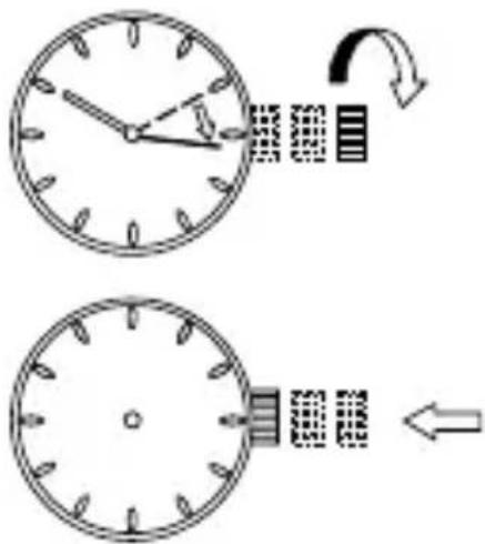 ORIENT Sports ET0N001D - ◆ EINSTELLEN DES DATUMS [ALLE MODELLE] - 3