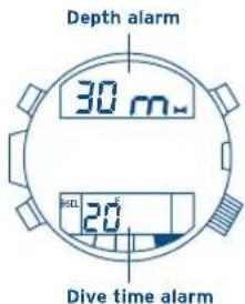 FESTINA F6694 - DIVE ALARM MODES - 1