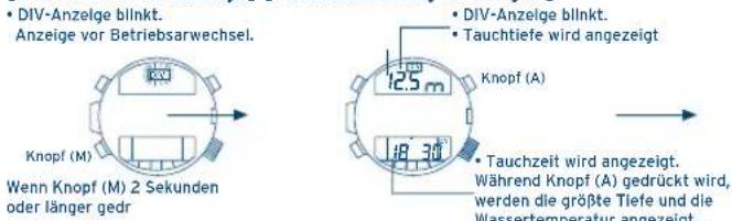 FESTINA F6601 - [Bereitschaft-Anzeige] [Tiefenmessung-Anzeigen] - 1