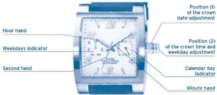 FESTINA F20280 - DISPLAYS AND BUTTONS - 1
