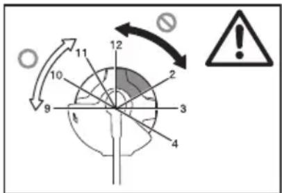 MAKITA UR3502 - Terugslag (Plotselinge snoeibladbeweging) - 2