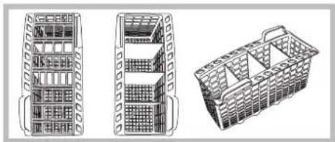 HOTPOINT-ARISTON LI 460.CHA - Cesto de los cubiertos - 1