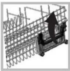HOTPOINT-ARISTON LI 460.CHA - The height of the upper rack should ideally be adjusted WHEN THE RACK IS EMPTY. - 2