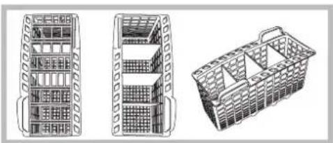 HOTPOINT-ARISTON LI 460.CHA - Cesto dos talheres - 1