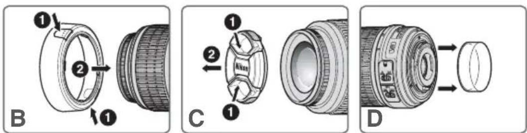 NIKON Nikkor AFS DX 1855mm f3.55.6G VR - 1
