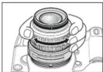 NIKON Nikkor AFS DX 1855mm f3.55.6G VR - 取外方 - 1