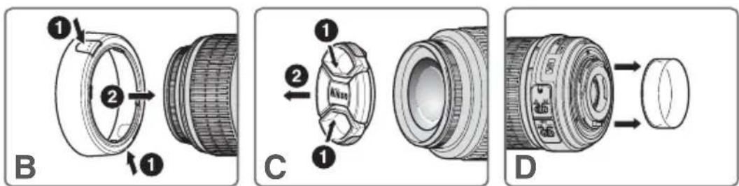 NIKON Nikkor AFS DX 1855mm f3.55.6G VR - 使用相機和鏡頭時應注意以下事項 - 2