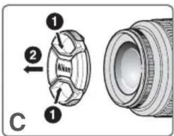 NIKON Nikkor AFS DX 1855mm f3.55.6G VR - 图示和符号的实例 - 6