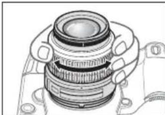 NIKON Nikkor AFS DX 1855mm f3.55.6G VR - ΦokycnpOBka,yBelenueHne n rny6nHa pe3KoCTn - 1