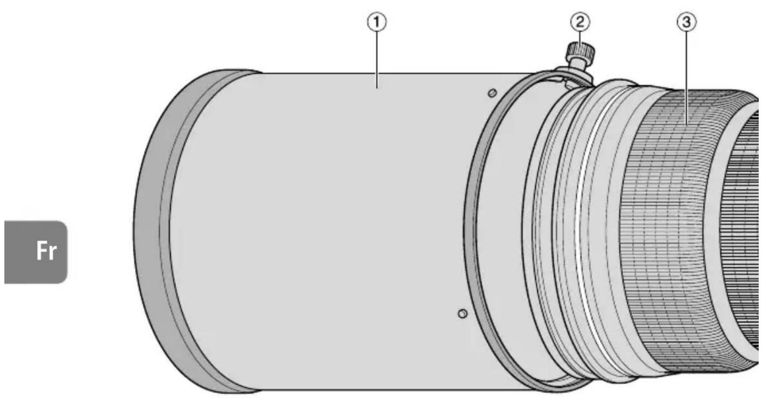 NIKON Nikkor AFS 500mm f4G ED VR - Observe les précautions suivantes lorsque vous manipuez l'objet et l'objetif - 1