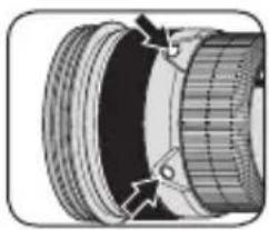 NIKON Nikkor AFS 200400mm f4G ED VR II - ■ Fokus-Betriebswahlschalter und Fokus-Betriebstaste (Eine Listekompatibler Kamerasfinden Sie auf S. 38.) - 2