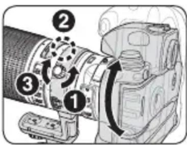 NIKON Nikkor AFS 200400mm f4G ED VR II - Veranderen van de camerapositie - 1