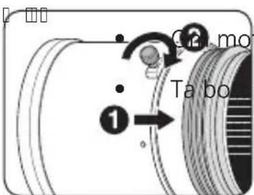 NIKON Nikkor AFS 200400mm f4G ED VR II - Att fasta motljusskyddet - 1