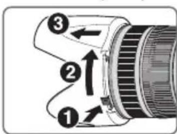 NIKON Nikkor AFS 70200mm f2.8G ED VR II - Ta bort motljusskyddet - 1