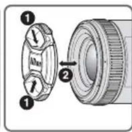 NIKON Nikkor AFS 50mm f1.4G - Observera följande forsiktighetsatgärden när du hanterar kameran och objektivet - 3