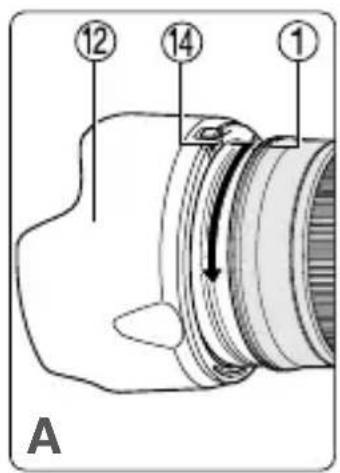 NIKON Nikkor AFS 2470mm f2.8G ED - ■후드름본(B) - 2