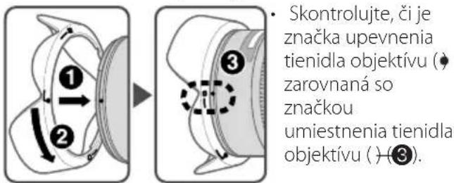 NIKON Nikkor AFS 1635mm f4G ED VR - Nasadenie slnečnej clony - 1