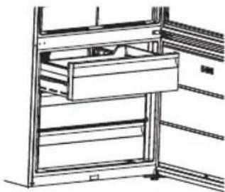 HOTPOINT H8BEH 183 O3 X - Dondurucu kutusunun cikarilmasi; - 1
