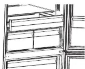 HOTPOINT H8BEH 183 O3 X - Tablette pour alimentes frais (sur certains modèles) - 4