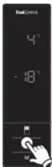 HOTPOINT H8BEH 183 O3 X - Freezer temperature settings - 1