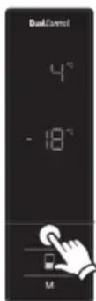HOTPOINT H8BEH 183 O3 W - Réglages de la température du réfrigerateur - 4