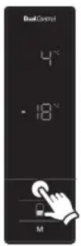 HOTPOINT H8BEH 183 O3 W - Impostazione della temperature del frigorifero - 4
