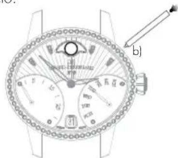 Girard-Perregaux Laureato 80189D11A182311A - Fases de la Luna - 1