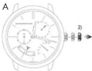 Girard-Perregaux Laureato 80189D11A182311A - Hour and minute - 1